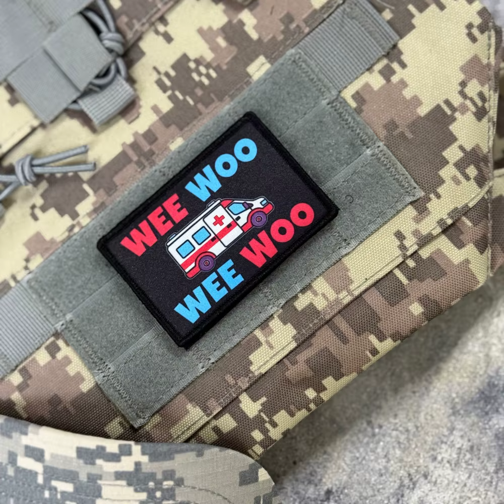 Wee Woo parche médico ambulancia con velcro para mochila táctica - imagen 5
