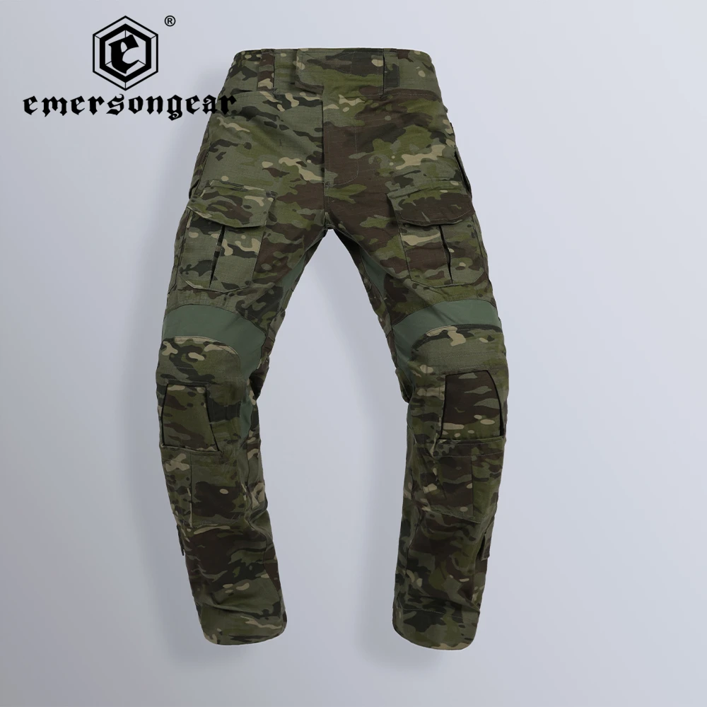 Emersongear pantalones tácticos camuflaje militar con rodilleras - imagen 4