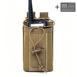 Bolsa MOLLE multifuncional para walkie talkie exterior ripstop
