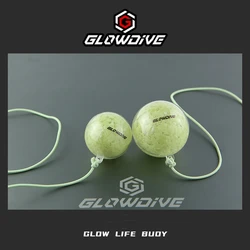 Boya de buceo LED flotabilidad positiva con cilindro marcador