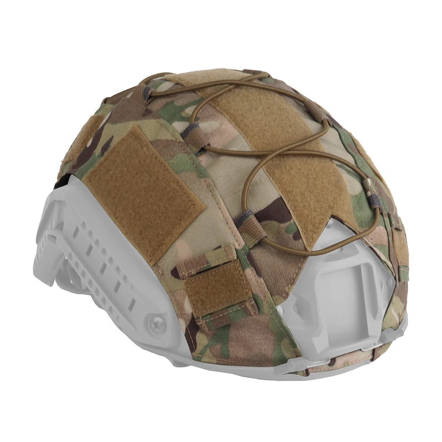 Funda cubre casco Airsoft elástica con cordón – táctica modular - imagen 3