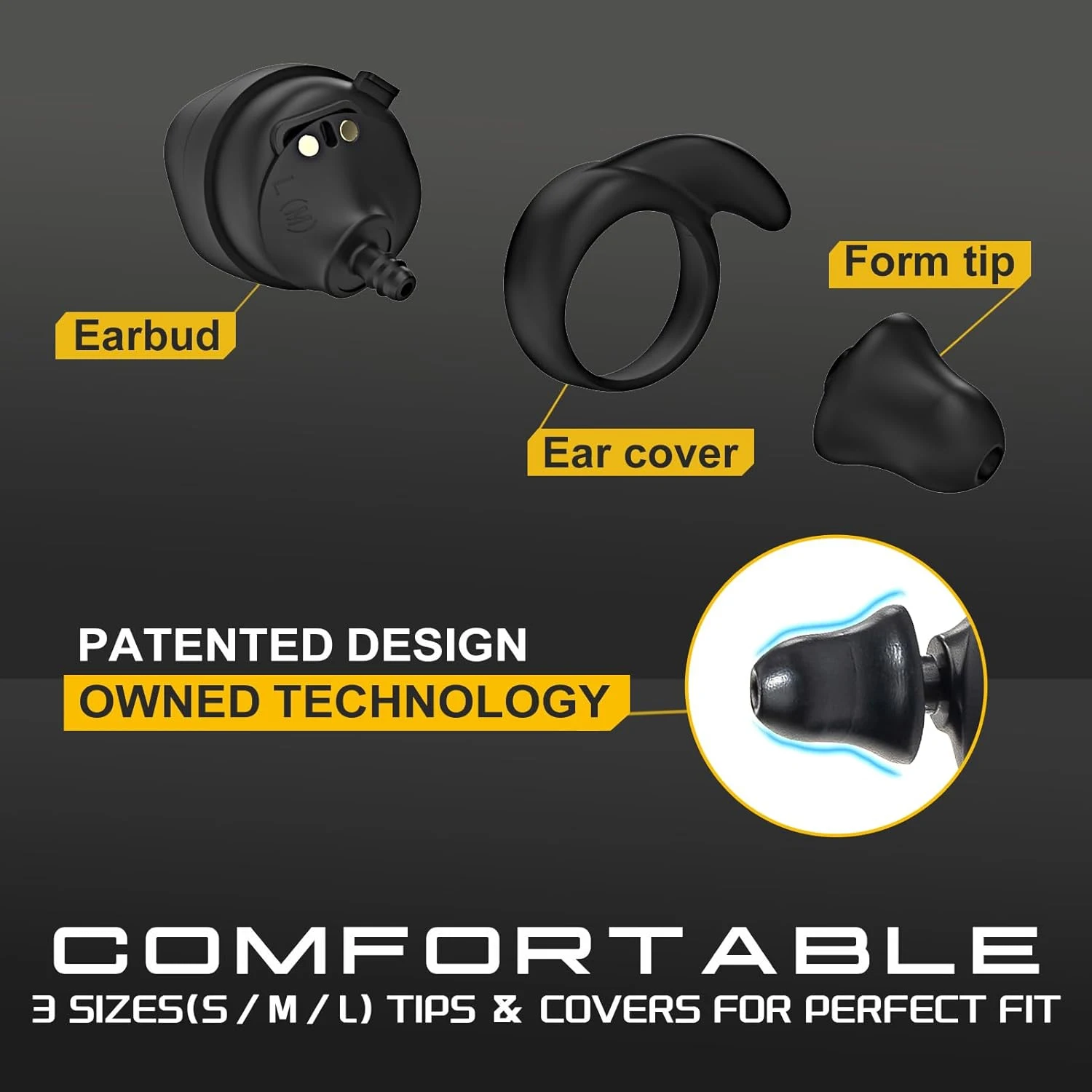 EARMOR M20T PRO Auriculares Tácticos Bluetooth Caza y Tiro NRR30dB - imagen 5