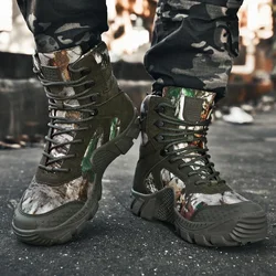 Botas tácticas de combate camuflaje – Outdoor militar todoterreno