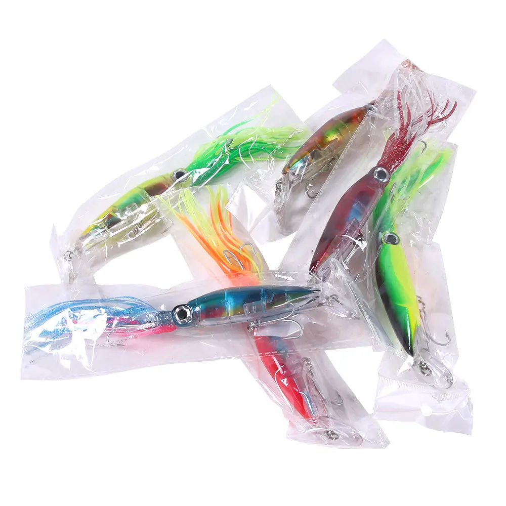 Cebo biónico pulpo Luya para pesca mar – 14cm 40g - imagen 4