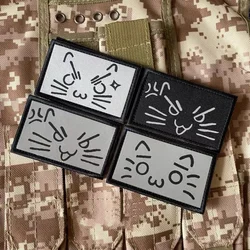 Parche táctico reflectante gato – Para mochilas y equipamiento