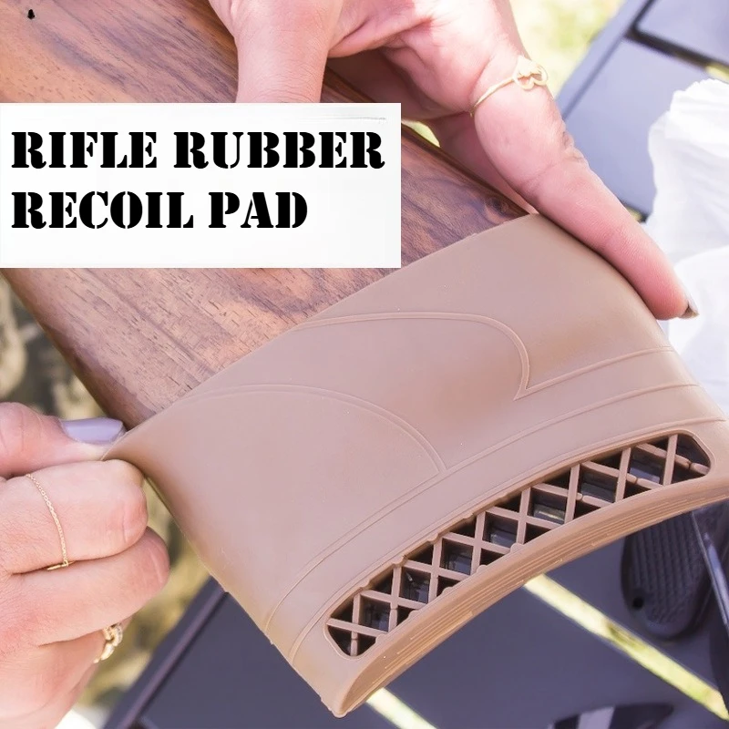 Almohadillas de goma antichoque para rifle, protector culata deslizable - imagen 5