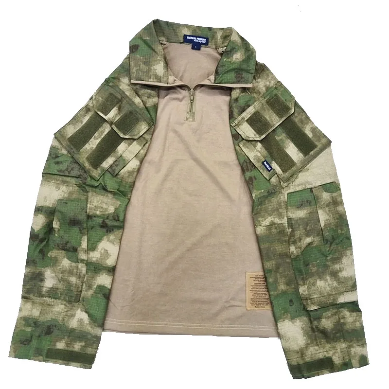 Detalle del tejido y el camuflaje