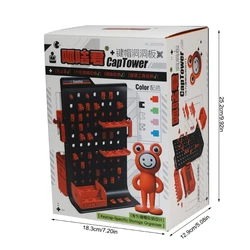 Organizador de keycaps en pegboard adaptable para teclados