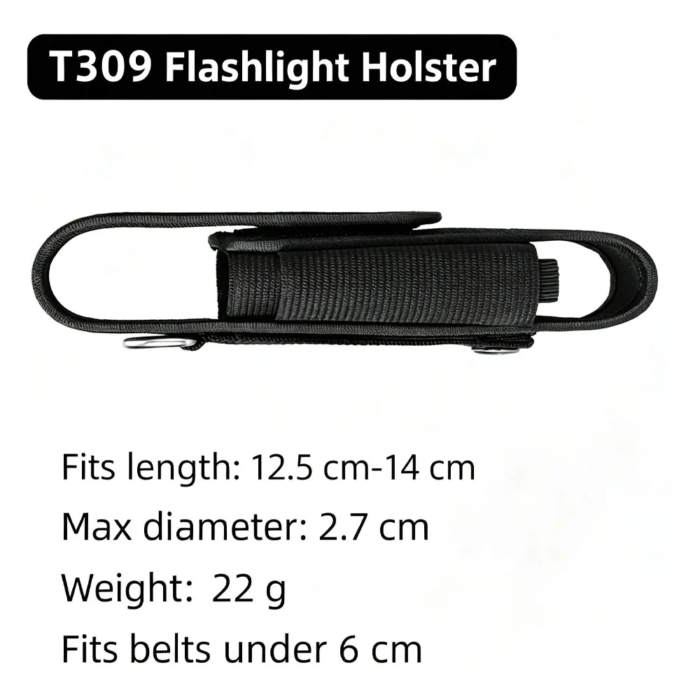 Funda táctica T309 para linterna con enganche al cinturón - imagen 4