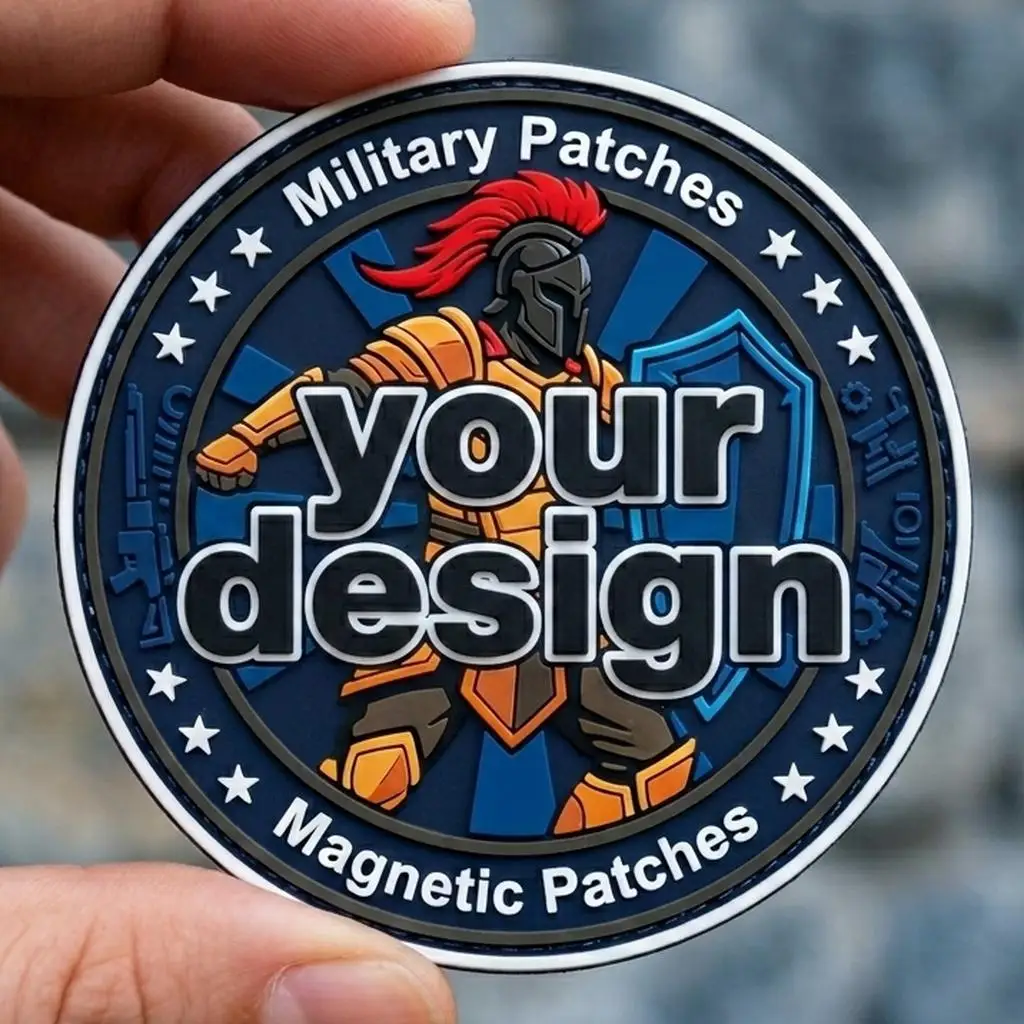 Parche táctico PVC 3D personalizable con gancho y bucle para coser - imagen 2