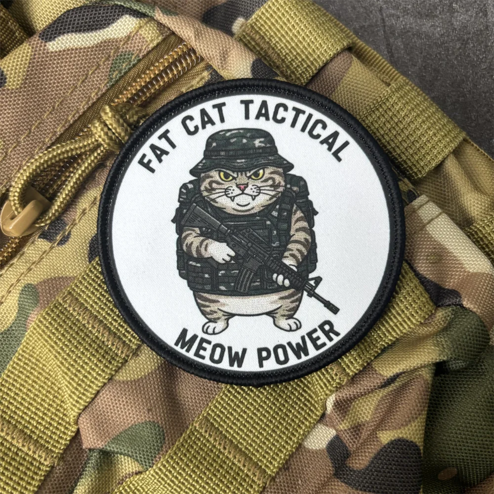 FAT CAT Parche táctico militar moral con velcro gancho-bucle - imagen 4