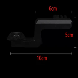 Adaptador Wilcox NVG fijo casco action camera GoPro DJI Insta360