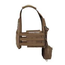 Chaleco táctico MOLLE portaplacas para cargadores airsoft/paintball