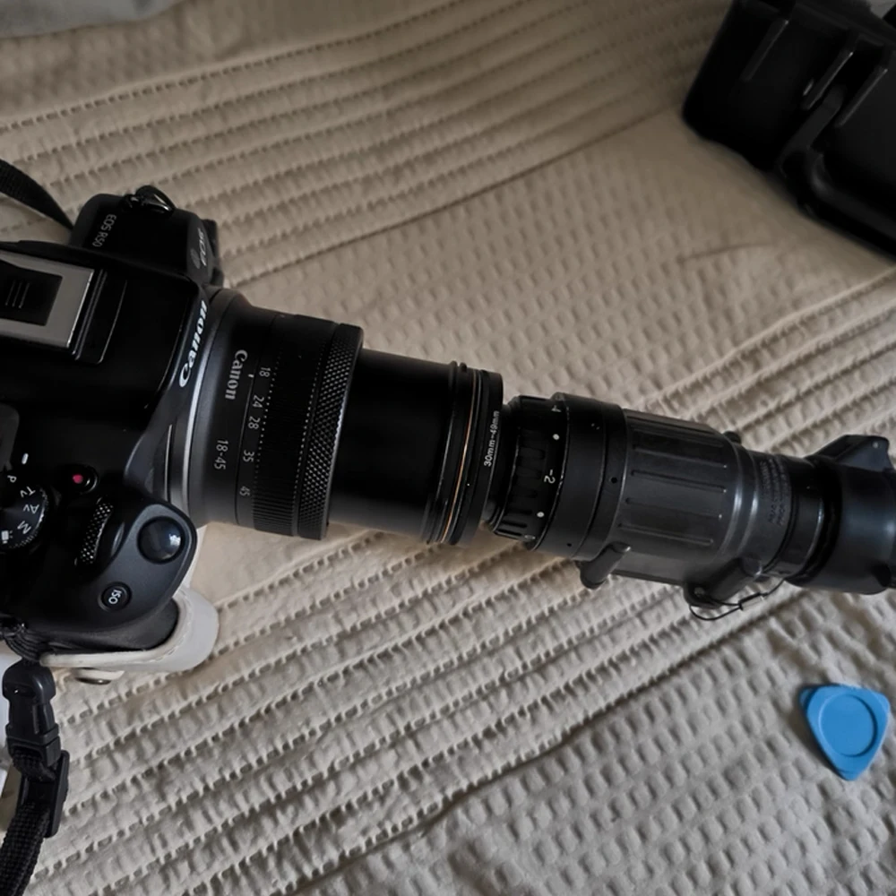 Adaptador visión nocturna PVS-14 táctico para cámara réflex DSLR - imagen 3