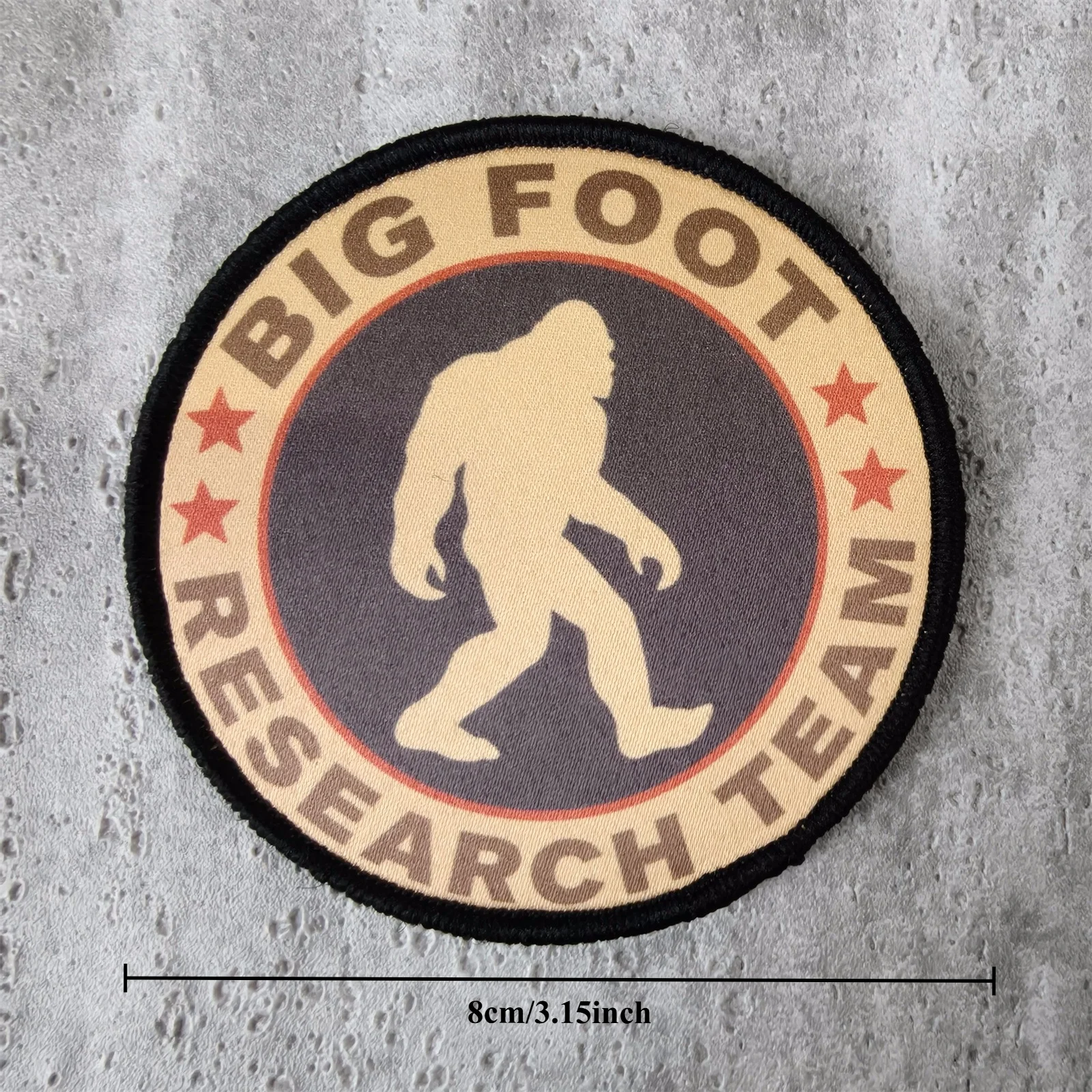 Parche táctico Bigfoot Sasquatch con velcro para mochilas - imagen 3