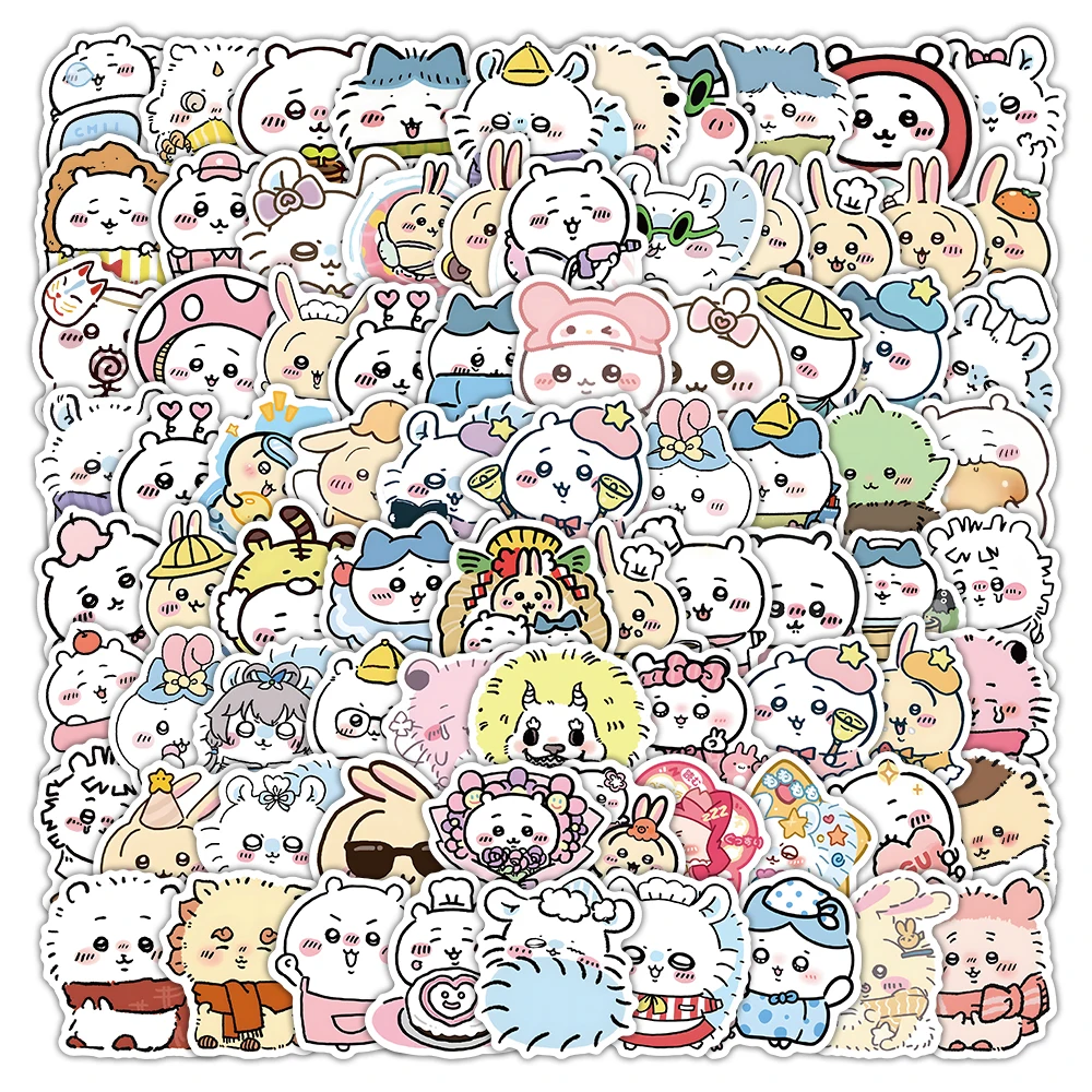Jiikawa pegatinas kawaii Chiikawa para portátil y papelería infantil - imagen 5