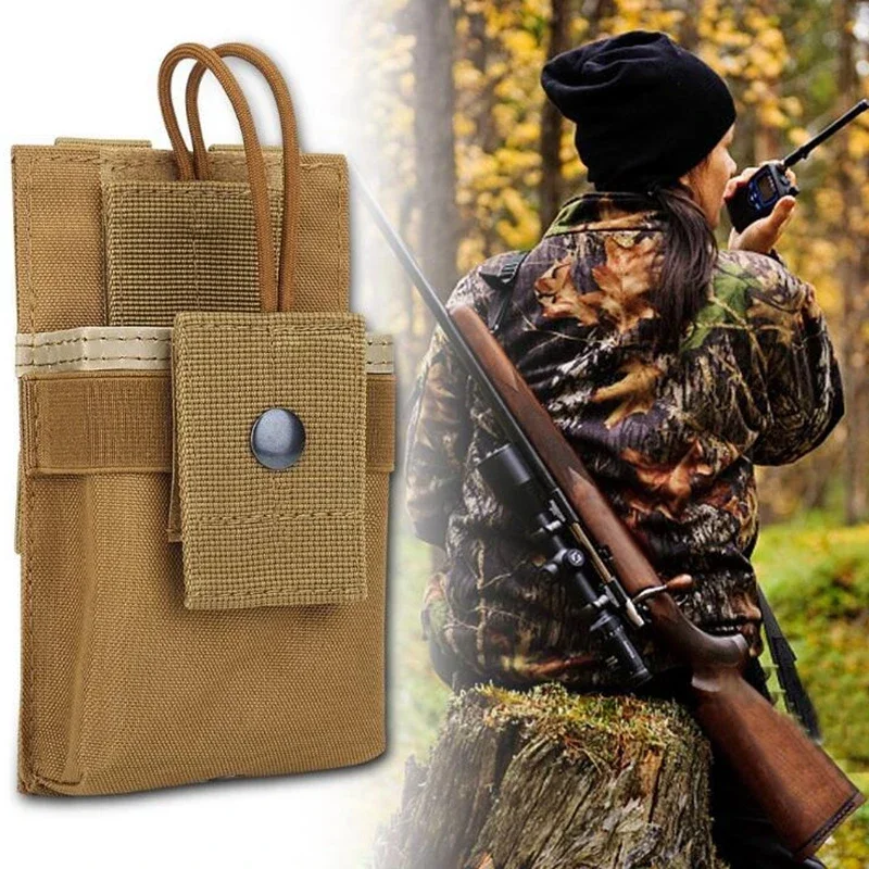 Bolsa táctica MOLLE para radio walkie-talkie y cargadores exteriores - imagen 2