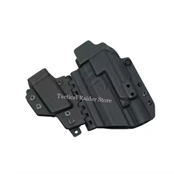 Funda táctica IWB de cuero oculta ligera con rodamientos de acción rápida