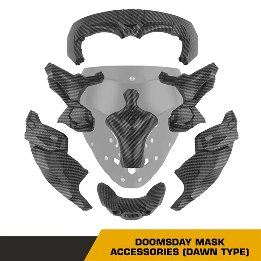 Máscara táctica Doomsday protección airsoft paintball - imagen 3