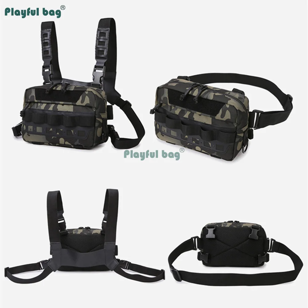 Chaleco táctico PLAYFUL BAG con accesorios