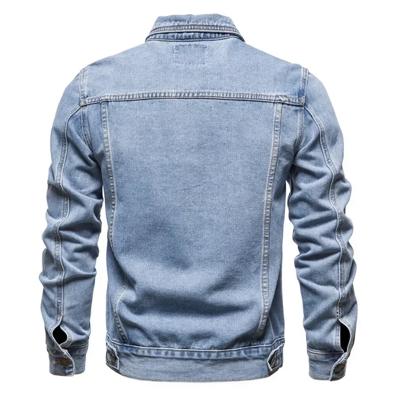 Chaqueta vaquera de algodón elástico para moto hombre - imagen 3