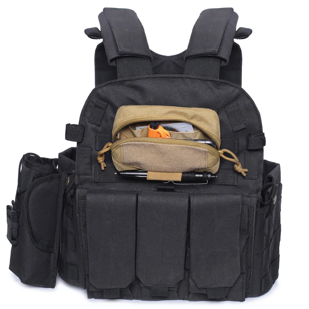 VULPO Riñonera Molle EDC para chaleco táctico y expansión pecho - imagen 4