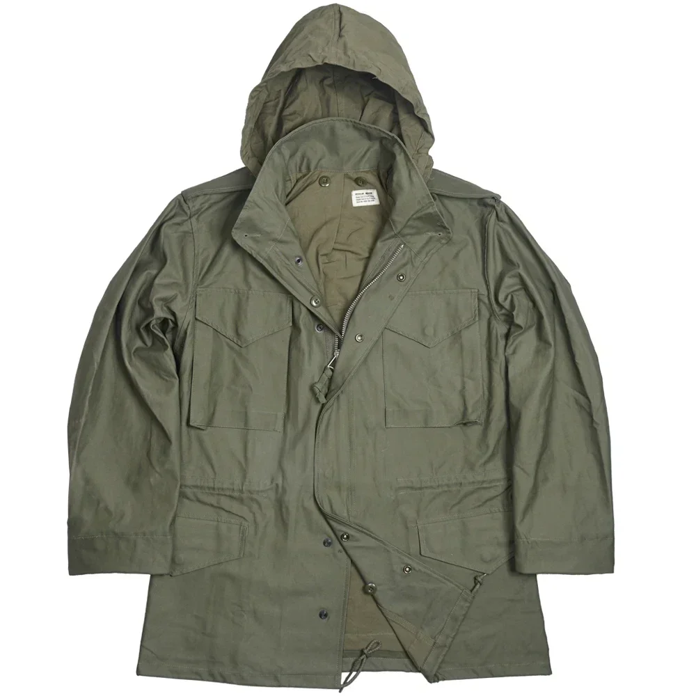 Chaqueta de campo militar M65 satén de algodón reproducción - imagen 2