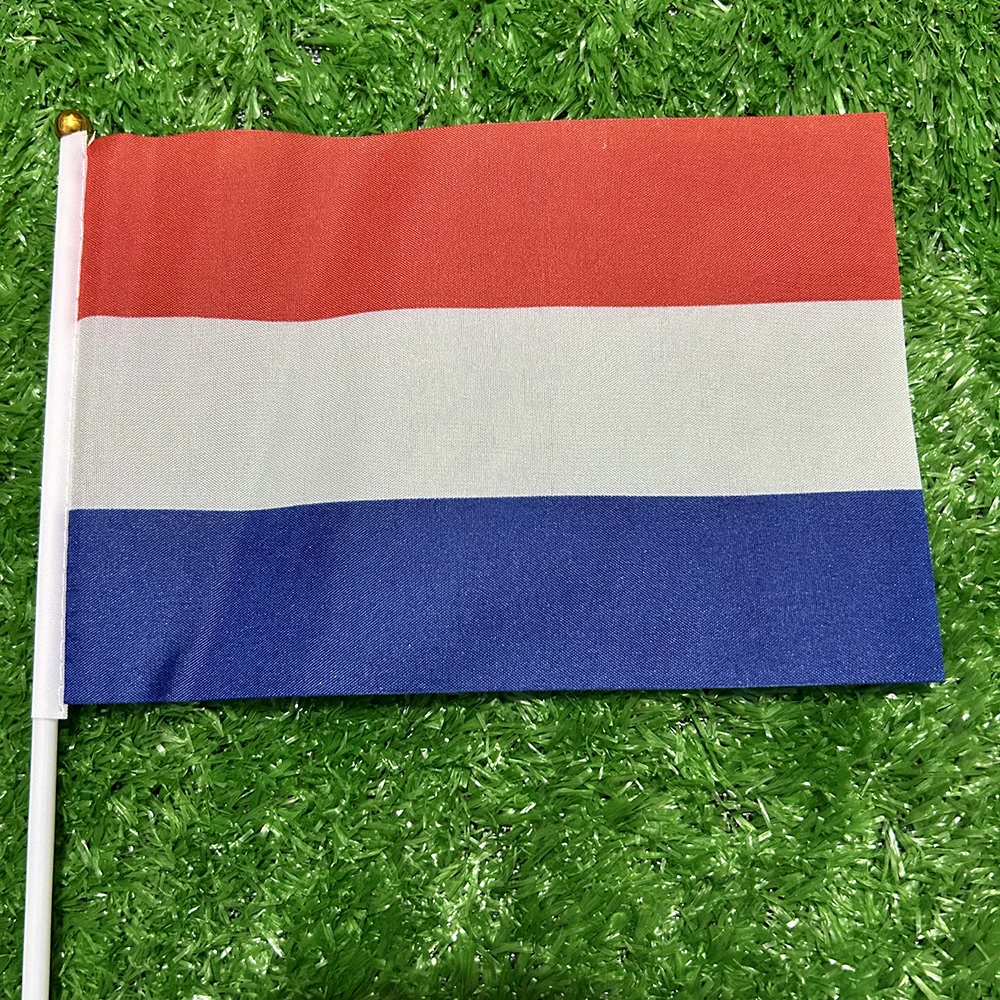 Bandera mano Países Bajos poliéster ondeando nacional - imagen 2