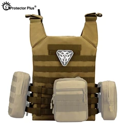 Chaleco táctico PROTECTOR PLUS JPC MOLLE ajustable para airsoft