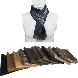 Bufanda táctica de malla camuflaje Multicam transpirable antiinsectos