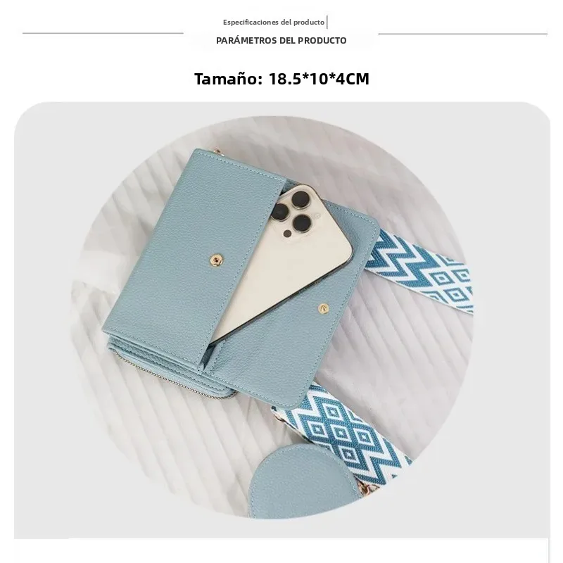 Bandolera táctica mujer con bolsillo para teléfono y correa ancha - imagen 2