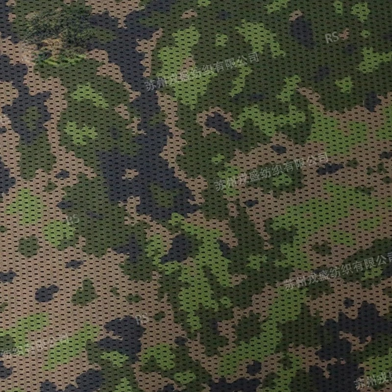 Tela de camuflaje táctica malla ligera AOR2 transpirable resistente - imagen 5
