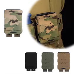 Bolsa porta revistas táctica Rifle, inserto Molle trasero rápido