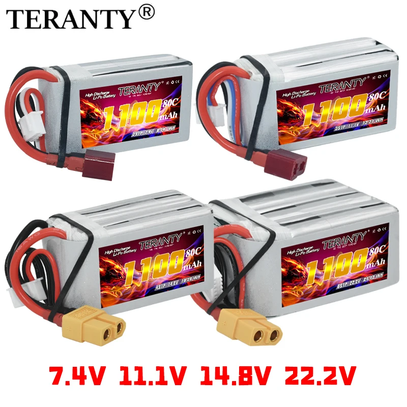 TERANTY batería LiPo FPV con conector T para quadcopter - imagen 5
