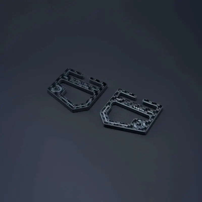 Hebilla anilla en D fibra de carbono CNC grabada desmontable mochila - imagen 3