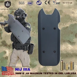 Escudo balístico NIJ IIIA ultraligero certificado ISO, acero blindado