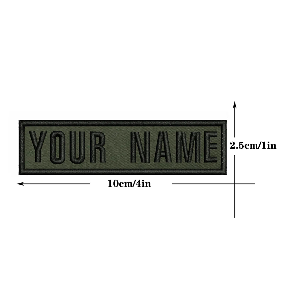 Parche táctico personalizado bandera y nombre verde premium - imagen 5