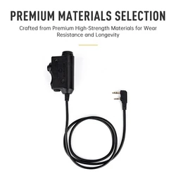EARMOR M51 PTT Adaptador de comunicación táctico por jack auriculares