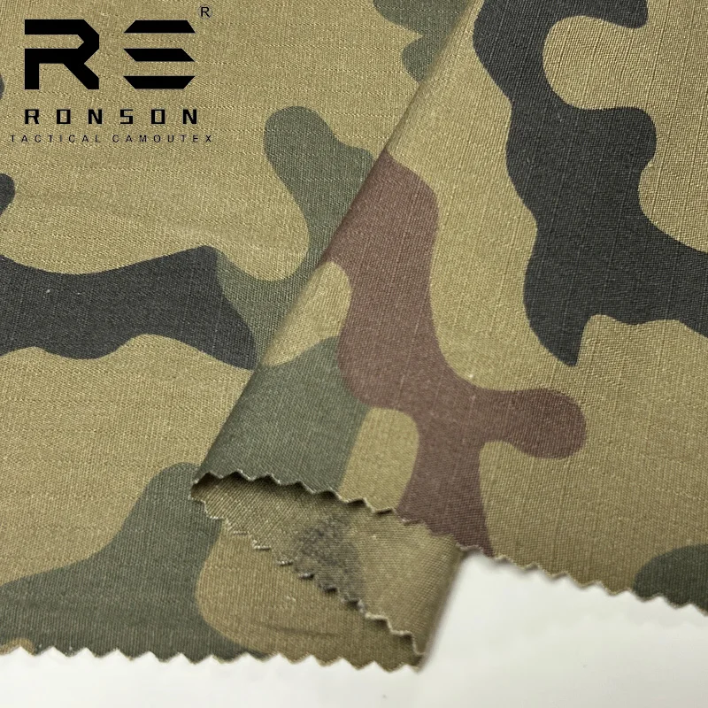 Tejido camuflado para confección práctica