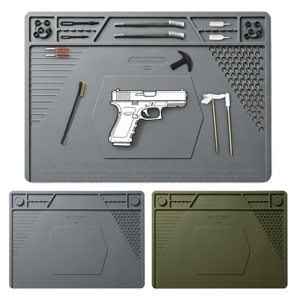Alfombrilla magnética de silicona para limpieza de armas - imagen 4