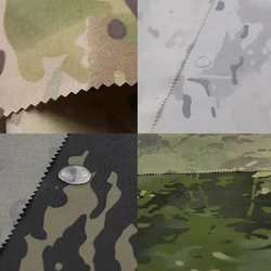 Tela de camuflaje militar impermeable ripstop negro Alpine