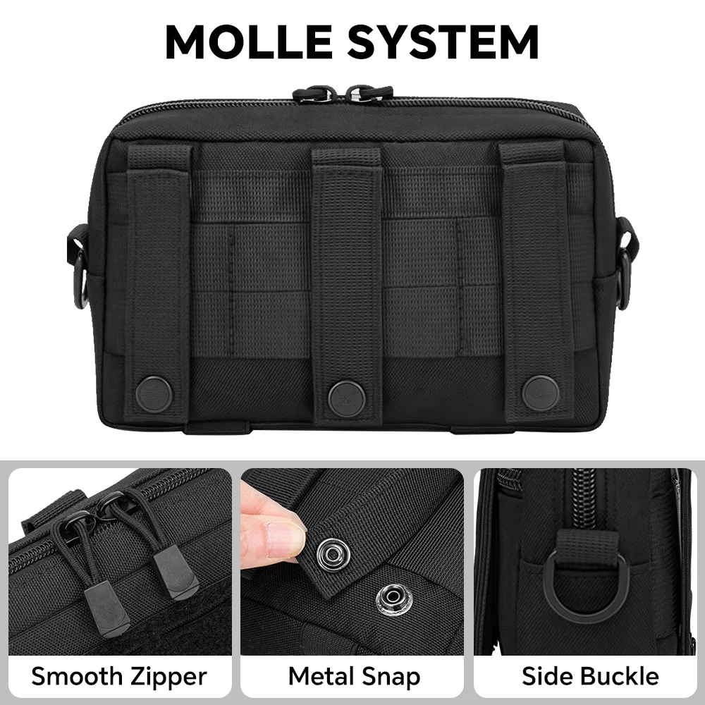 Riñonera Táctica MOLLE 1000D – Bolsa Médica EDC