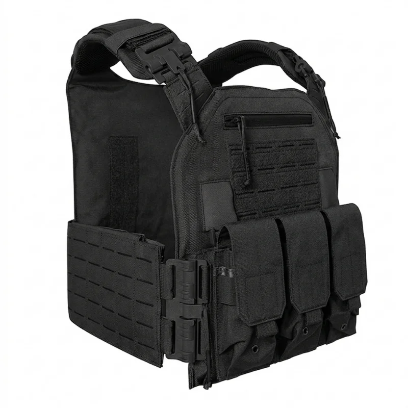 Chaleco táctico MOLLE nailon de liberación rápida, caza aire libre - imagen 3