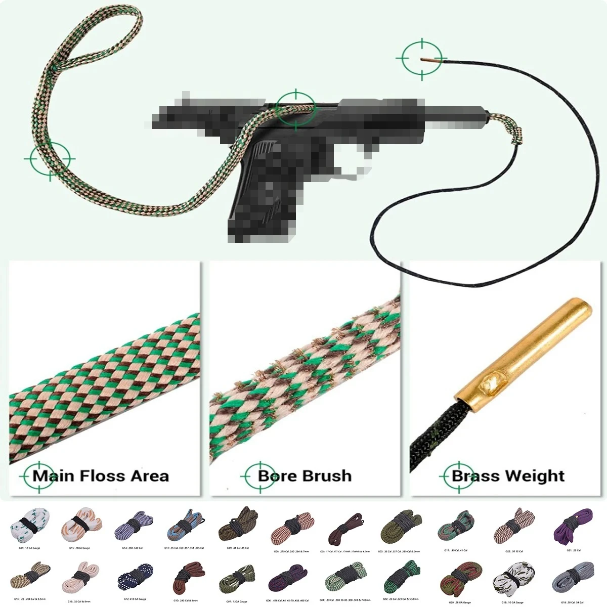 Kit multiproposicional limpieza armas – Pistola y rifle - imagen 2