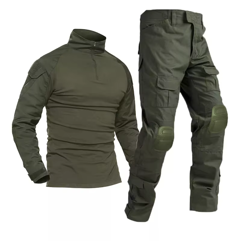 Traje táctico camuflaje con rodilleras – Airsoft y paintball - imagen 4