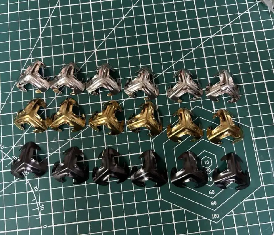Placas de armadura acero inoxidable patrón montaña - imagen 3