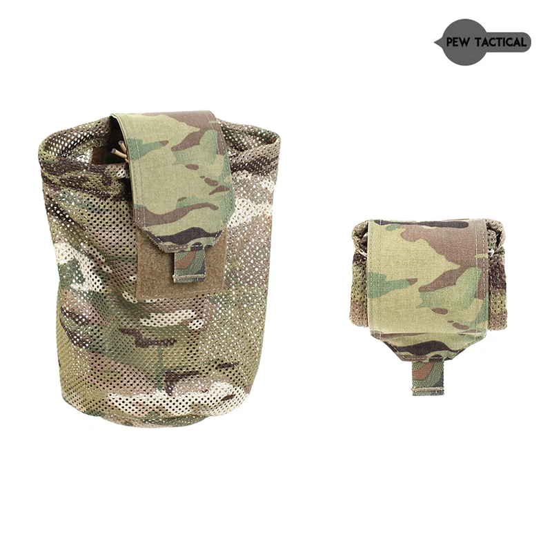 PEW Tactical OTB Bolsa táctica de malla MOLLE, descarga plegable