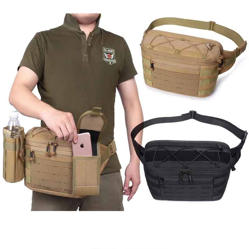 Riñonera táctica exterior MOLLE para senderismo y pesca resistente - imagen 3