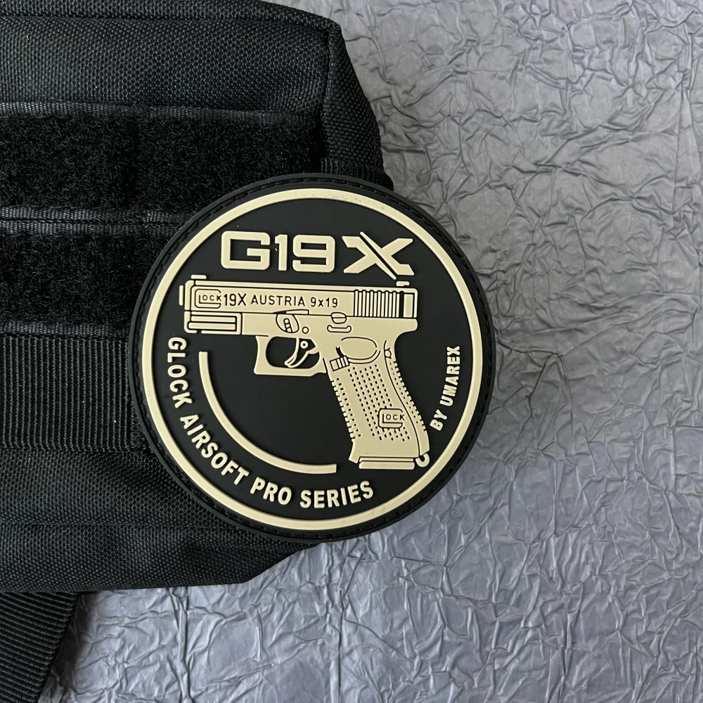 Parche PVC GLOCK GUN - frontal