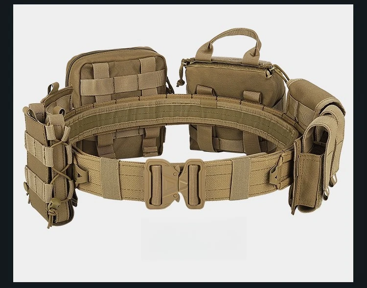 Combinación completa de bolsas montadas en el cinturón